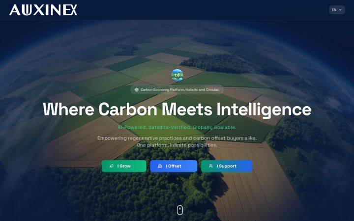 Screenshot of auxinex.net