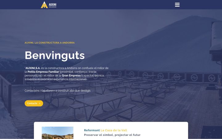 Screenshot of auxini.ad