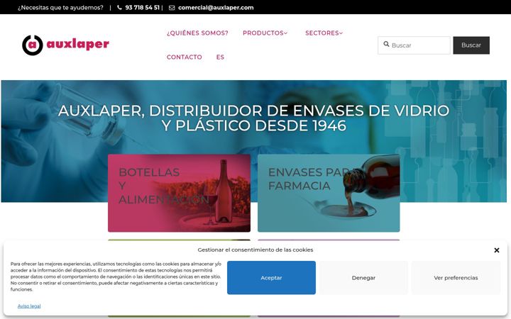Screenshot of auxlaper.com