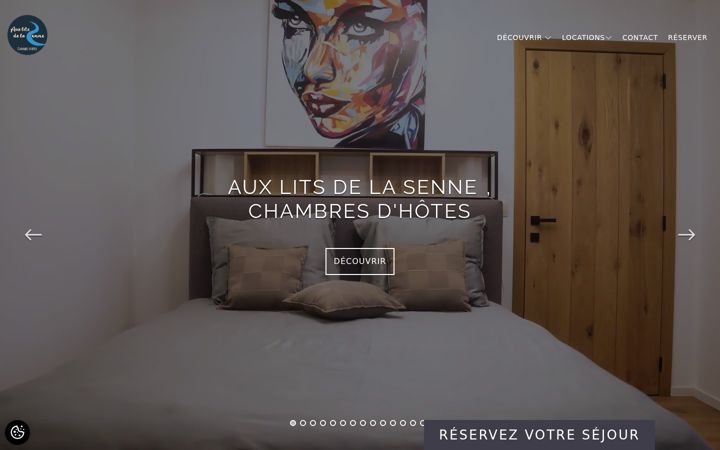 Screenshot of auxlitsdelasenne.be