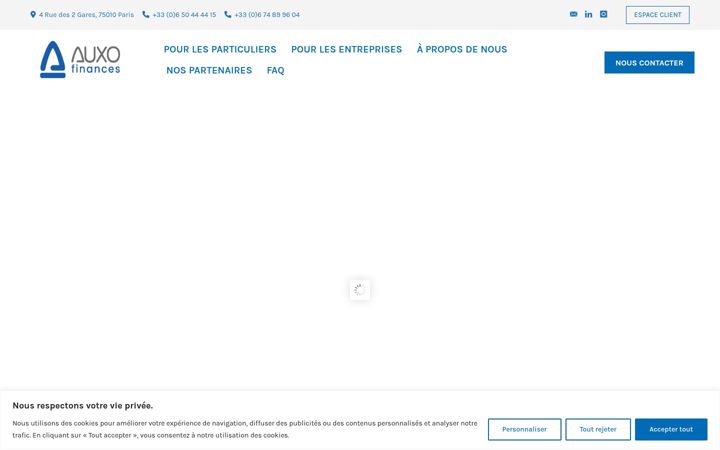 Képernyőkép: auxo-finances.fr