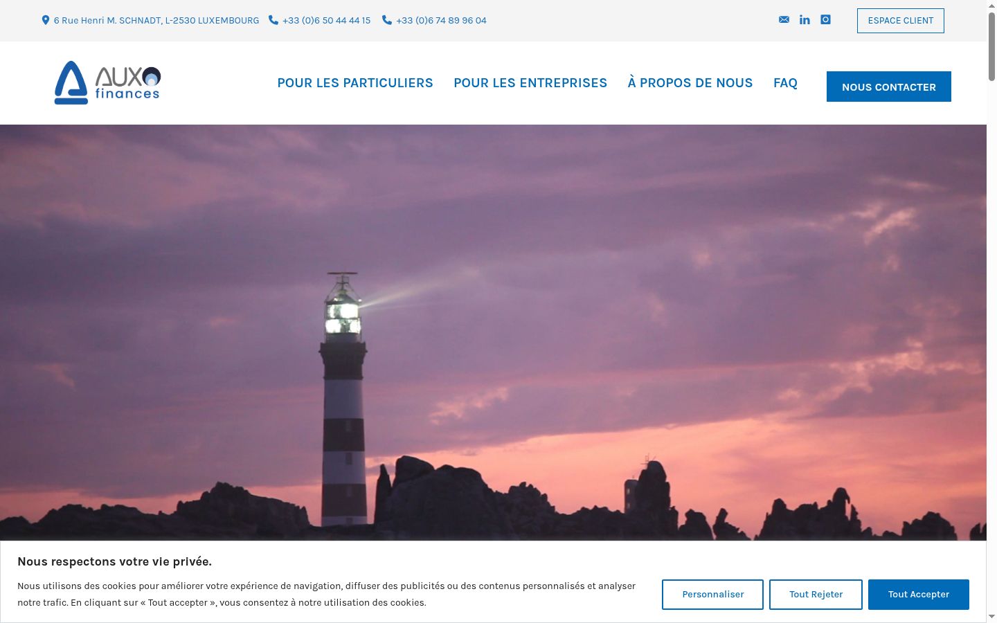 Screenshot του banner συγκατάθεσης που εμφανίστηκε πριν από οποιαδήποτε αλληλεπίδραση