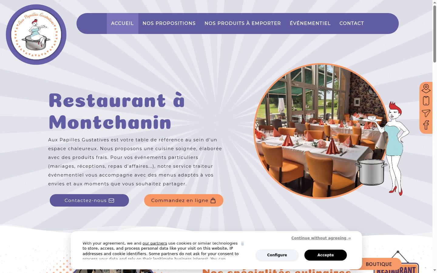Screenshot tal-banner tal-kunsens muri qabel kwalunkwe interazzjoni