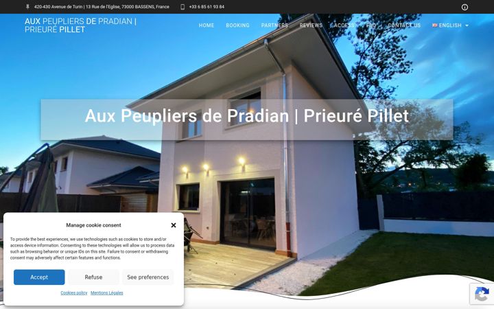 Screenshot of auxpeupliersdepradian.fr
