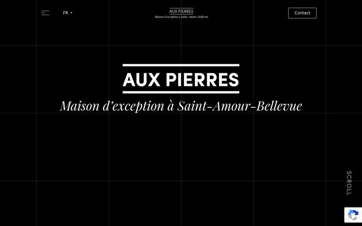 Screenshot of auxpierres-bourgogne.com