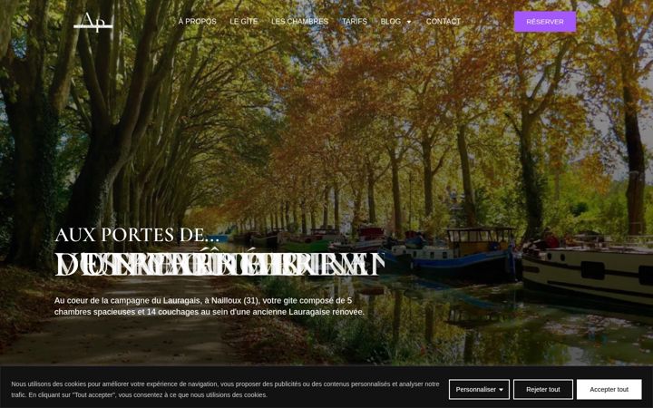 Screenshot of auxportesde.com
