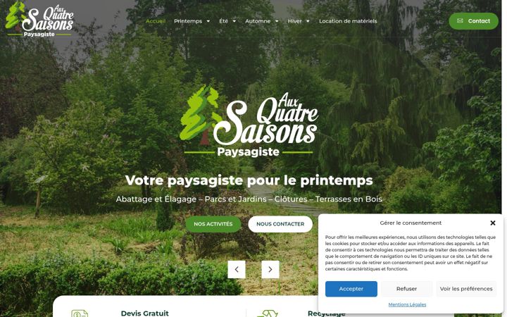 Screenshot of auxquatresaisons-megeve.fr