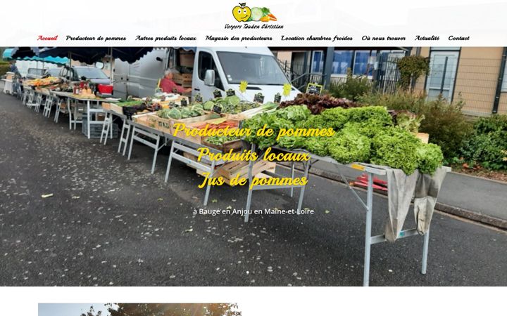 Screenshot of auxsaveursdujardinier-taudon.fr