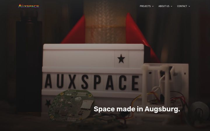 Screenshot of auxspace.de