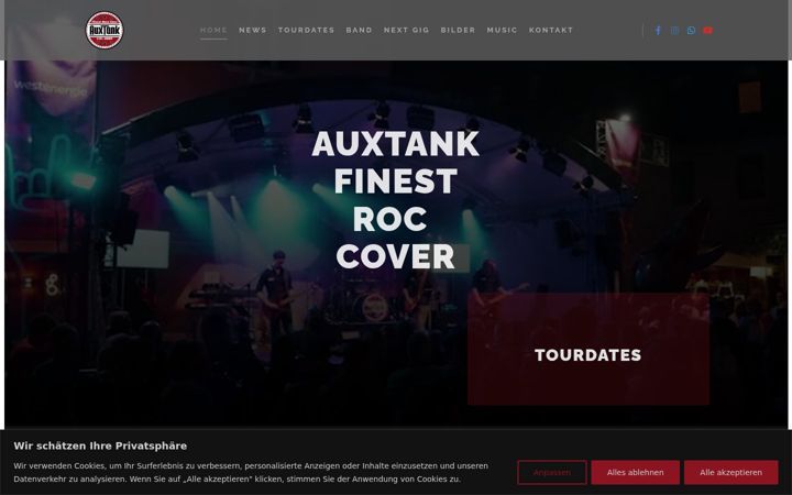 Screenshot of auxtank.de