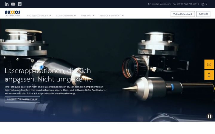 Screenshot of auxxos.com