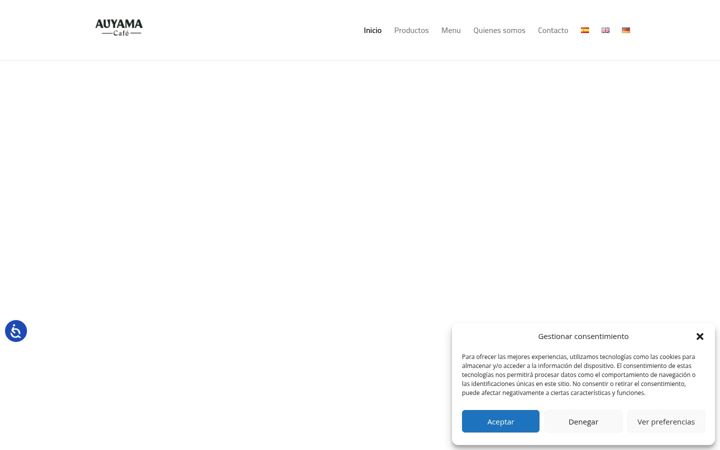 Screenshot di auyamacafe.es