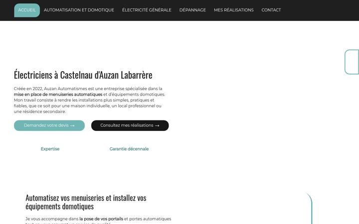 Zrzut ekranu auzanautomatismes.fr