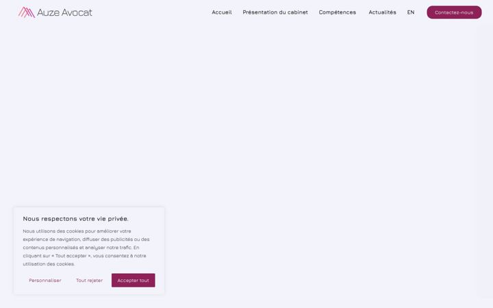Screenshot of auzeavocat.fr