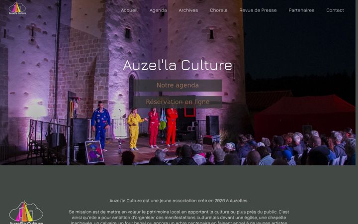 Screenshot of auzellaculture.org