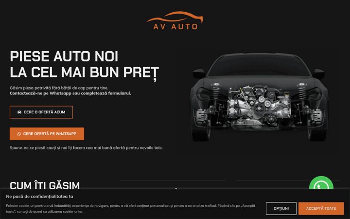 Screenshot of av-auto.ro