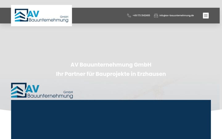 Screenshot of av-bauunternehmung.de