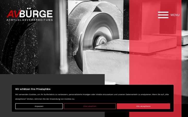 Screenshot of av-buerge.ch