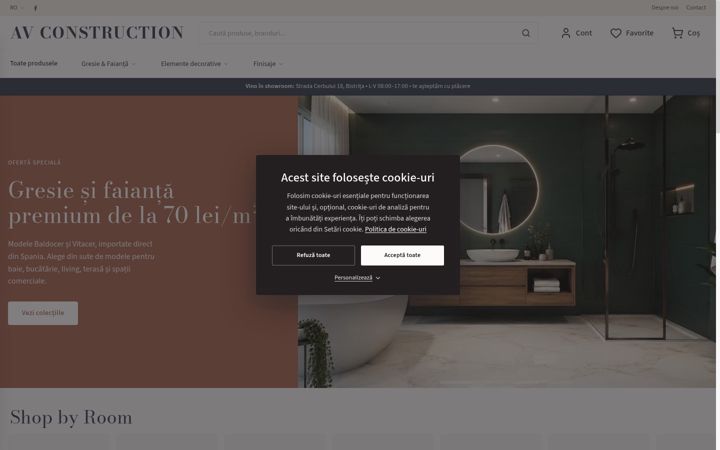 Screenshot of av-construction.ro