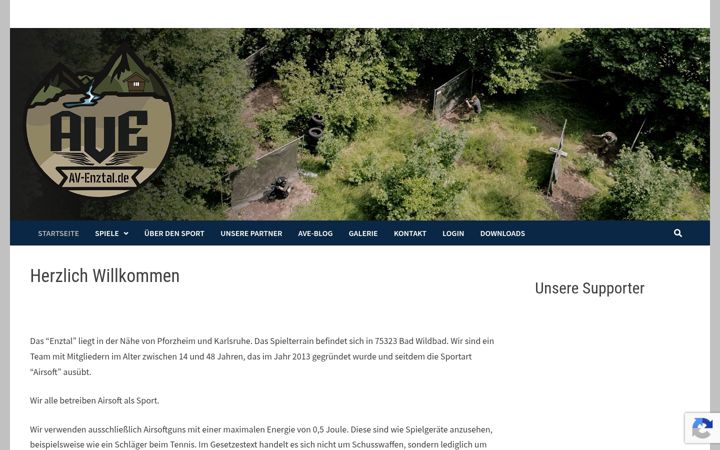 Screenshot of av-enztal.de