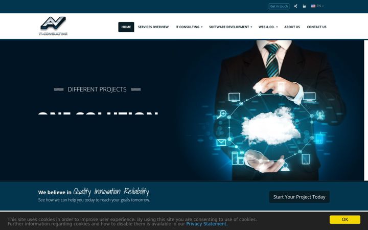 Screenshot of av-itconsulting.de
