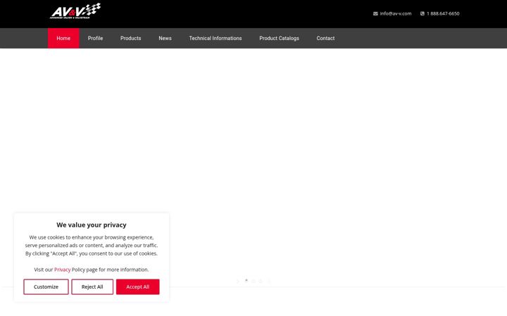 Screenshot of av-v.com