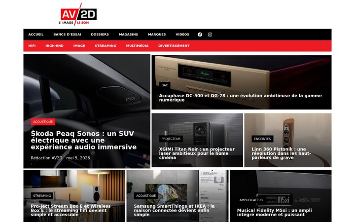 Screenshot of av2d.fr