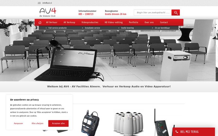 Screenshot of av4.nl