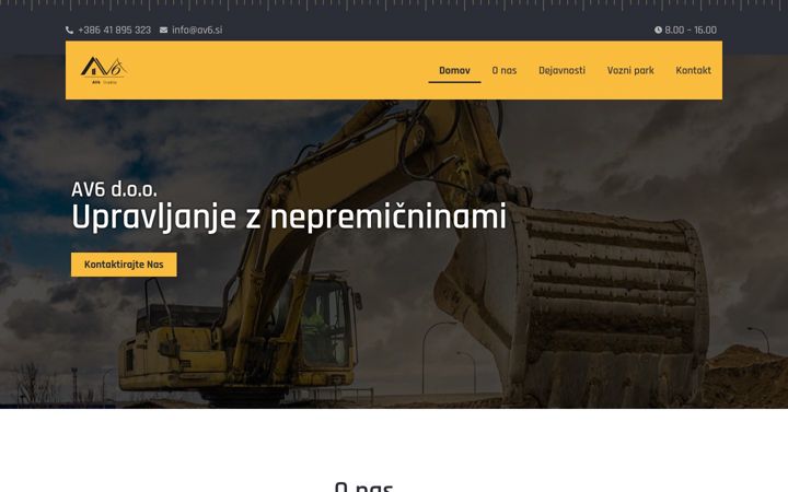 Screenshot di av6.si