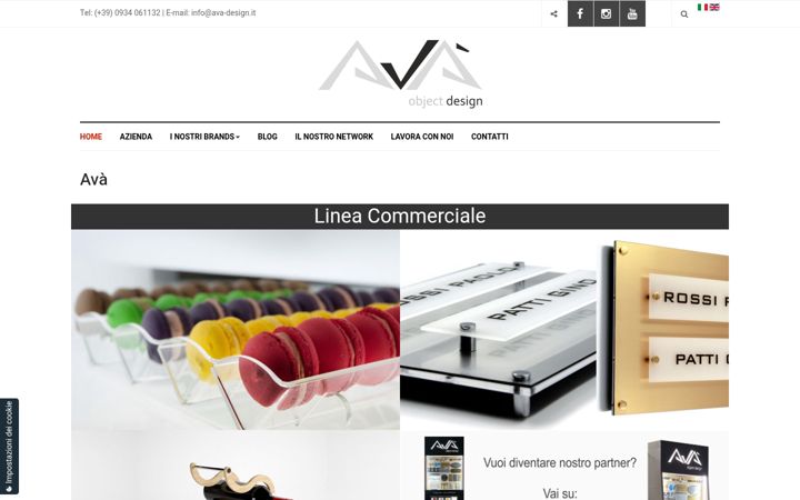 Screenshot of ava-design.it