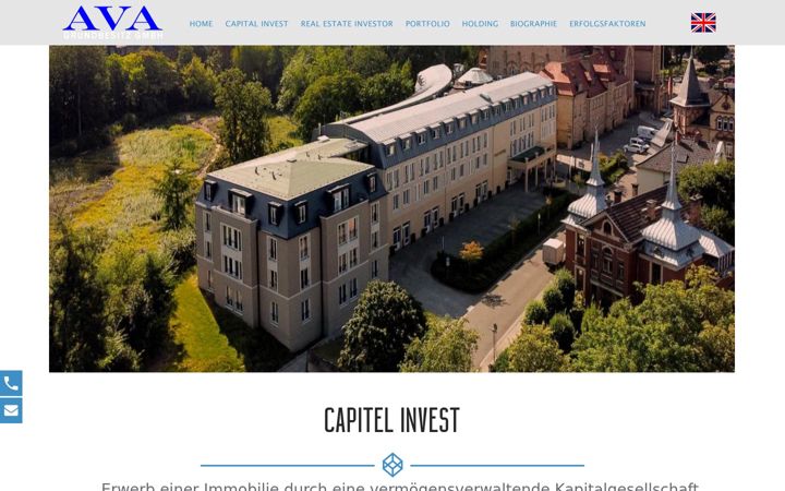 Screenshot of ava-grundbesitz.de