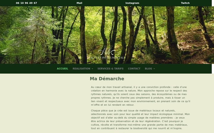 Zrzut ekranu ava-lutherie.fr
