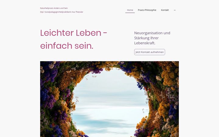 Screenshot of ava-theissler.de