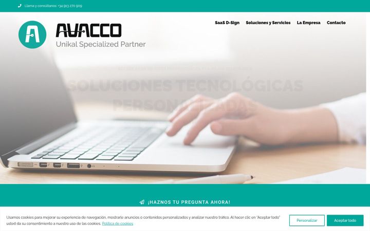 Screenshot of avacco.es