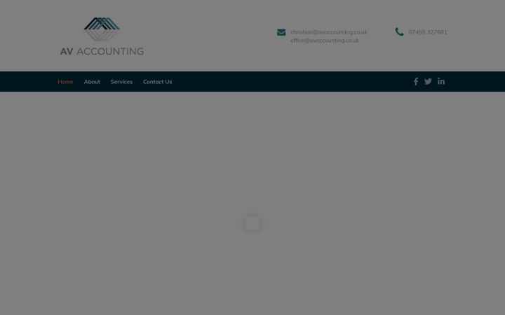 Kuvakaappaus sivustosta avaccounting.co.uk