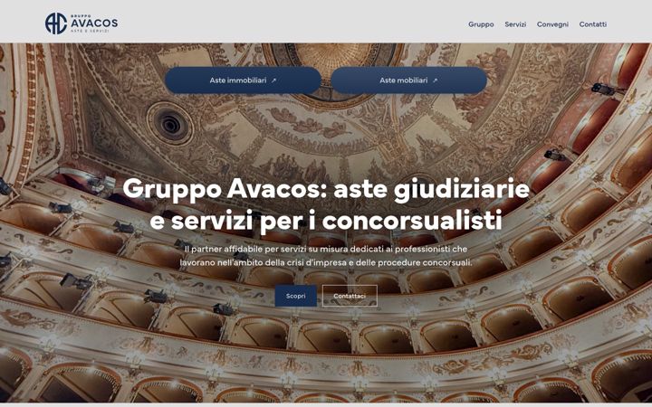Screenshot of avacos.it