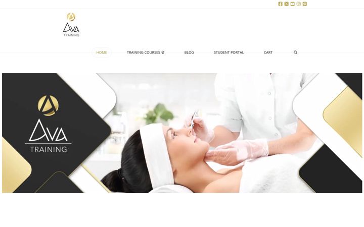 Kuvakaappaus sivustosta avacosmetics.co.uk