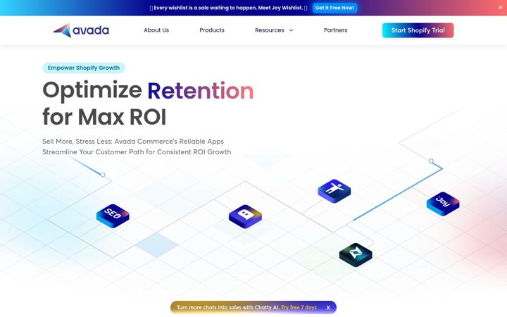 Zrzut ekranu avada.io