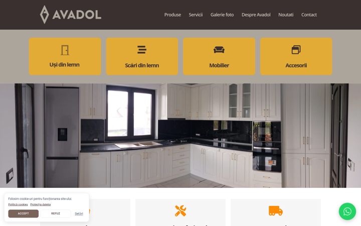 Screenshot of avadol.ro