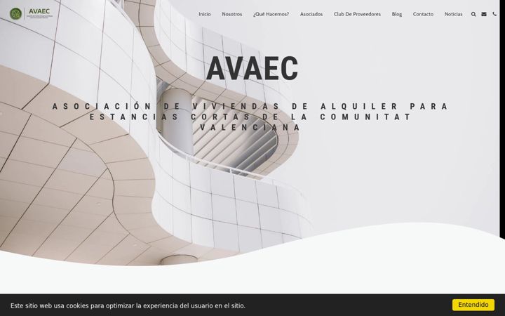 Screenshot of avaec.org
