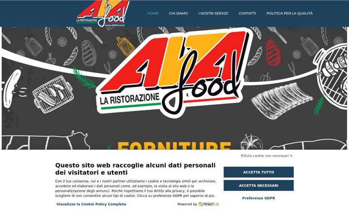 Screenshot of avafood.it