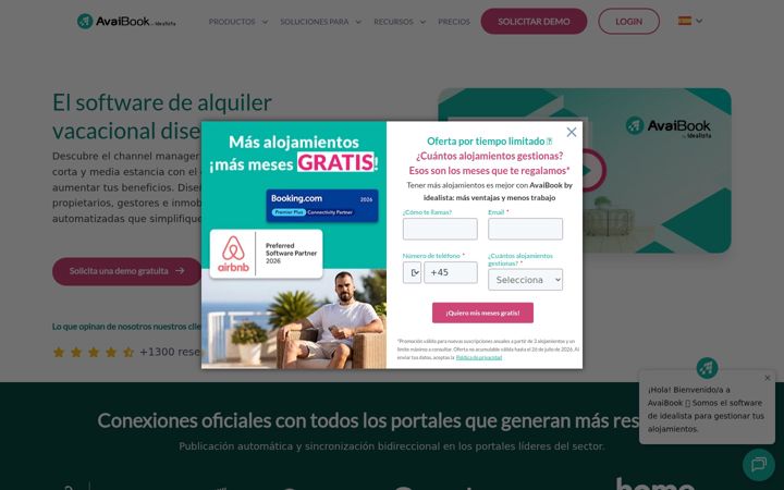 Screenshot of avaibook.com