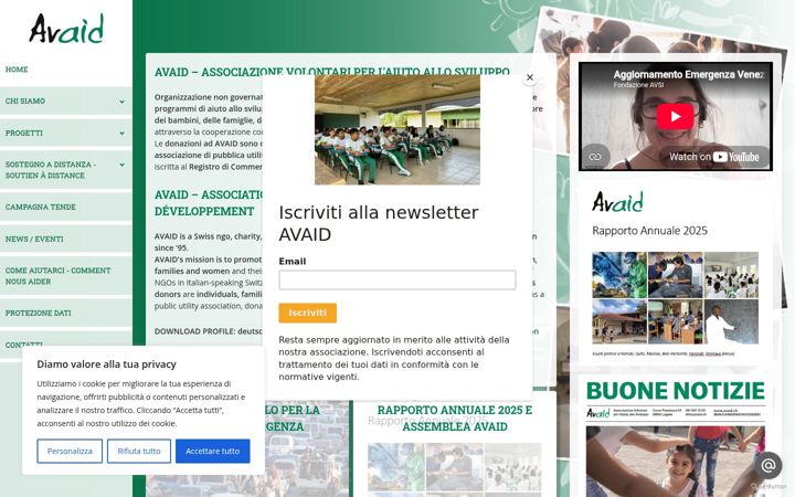 Screenshot of avaid.ch