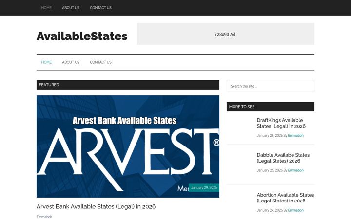 Screenshot of availablestates.com
