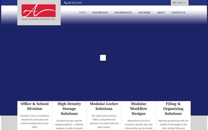 Screenshot of availbusinesssystems.com