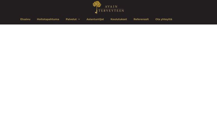 Screenshot of avainterveyteen.fi