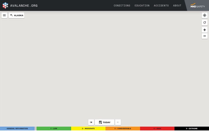 Screenshot of avalanche.org