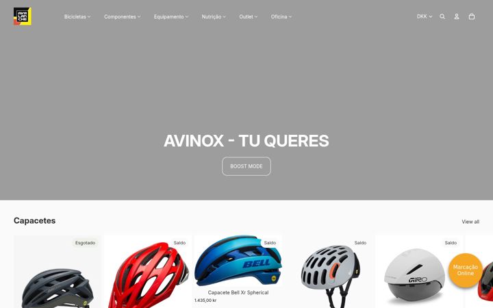 Screenshot of avalanchebikestore.com
