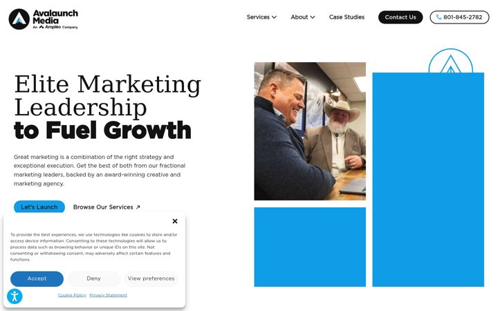 Screenshot of avalaunchmediaworks.com