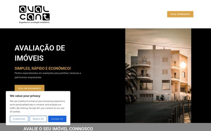 Screenshot of avalcant.com